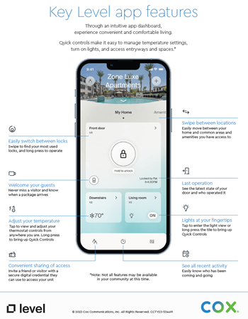 Smart home package including door locks, thermostats, lights & sensors